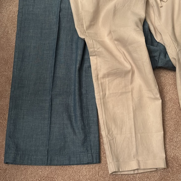J. Crew bundle. 2 pair drawstring linen like pants. Size 10 - Picture 9 of 9